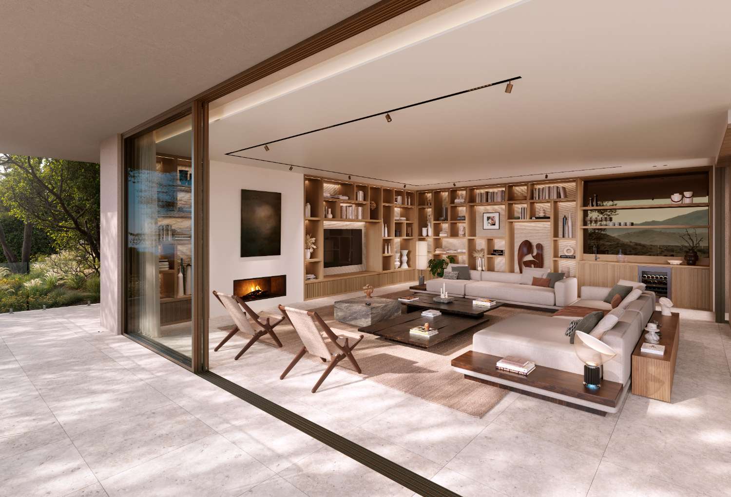 Boasting open view towards the sea