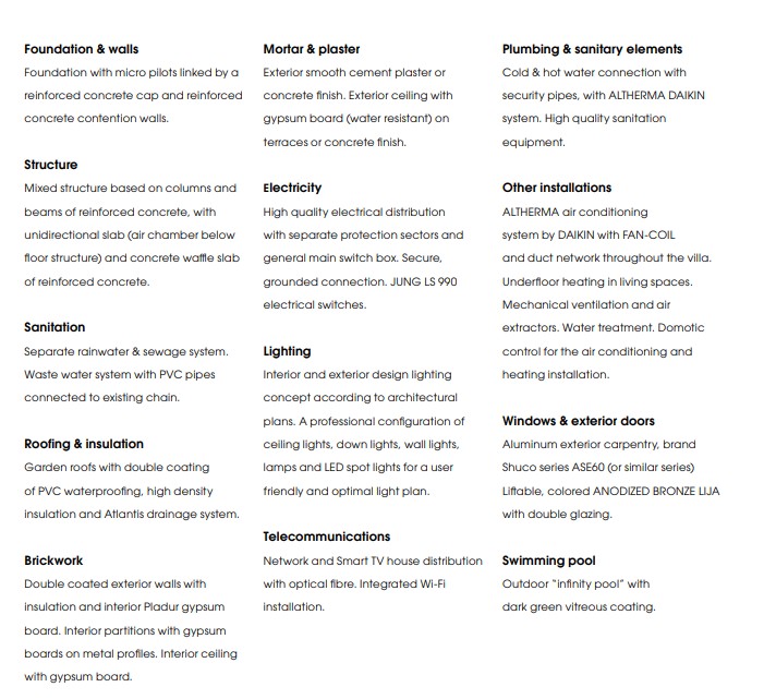 Boasting open view towards the sea