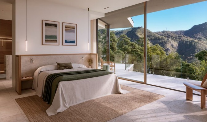 Boasting open view towards the sea