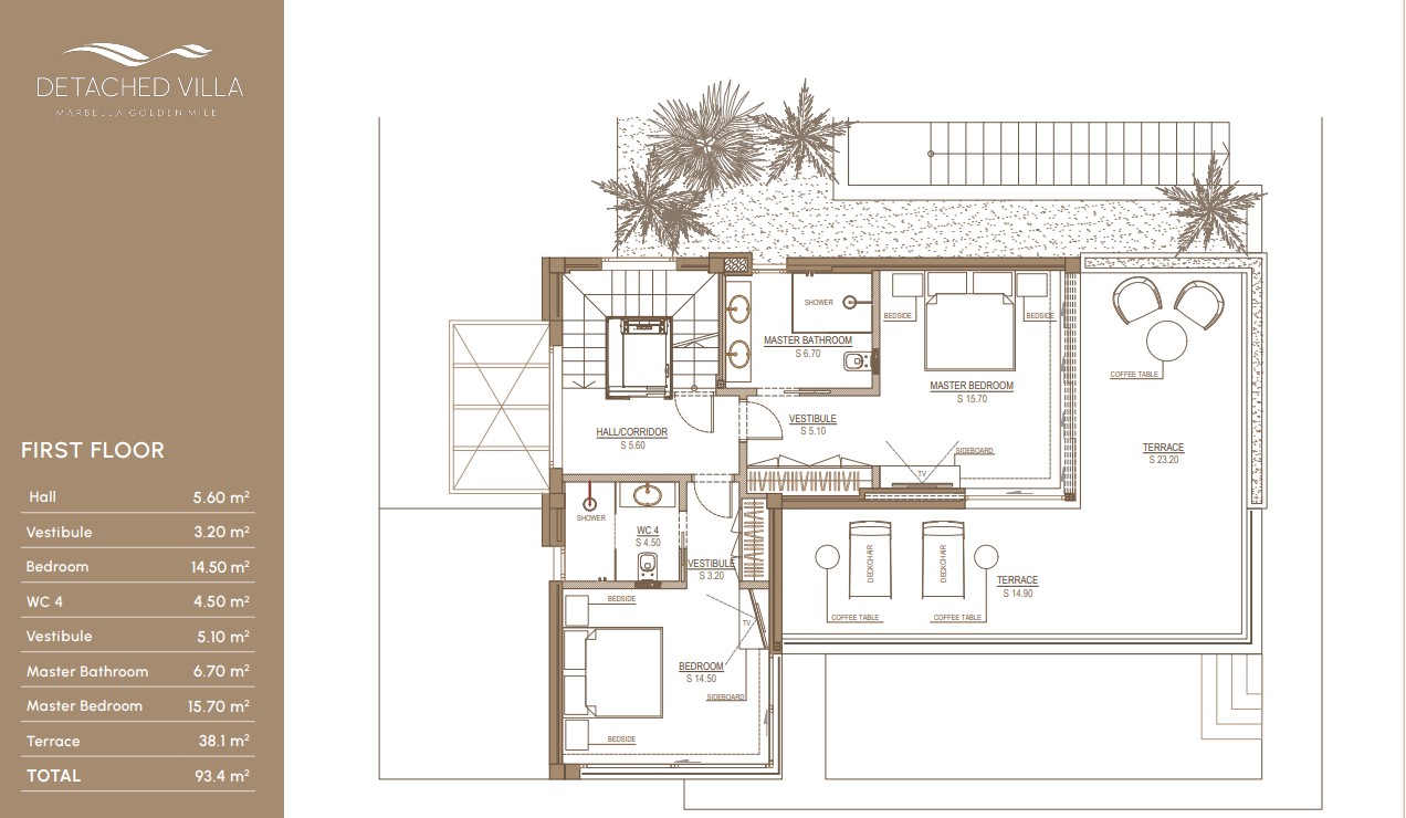 Last villa available MARBELLA GOLDEN MILE