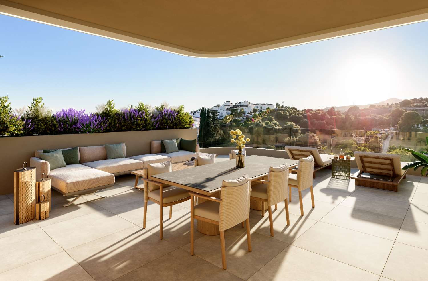 Exclusivas villas en Estepona , a 500 metros de la playa ,