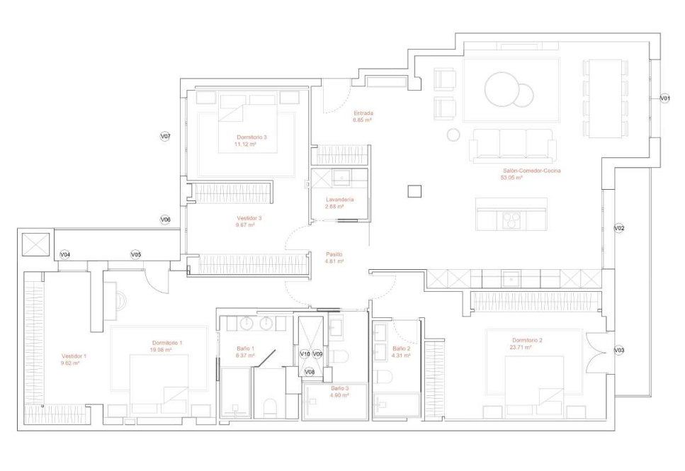 Piso en venta en Goya, Madrid