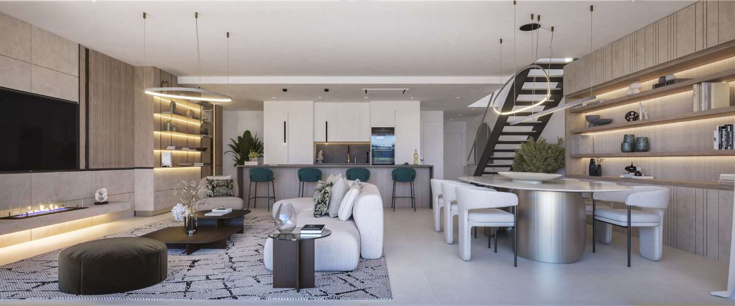 Impresionante ático frente al mar , en Manilva , Málaga