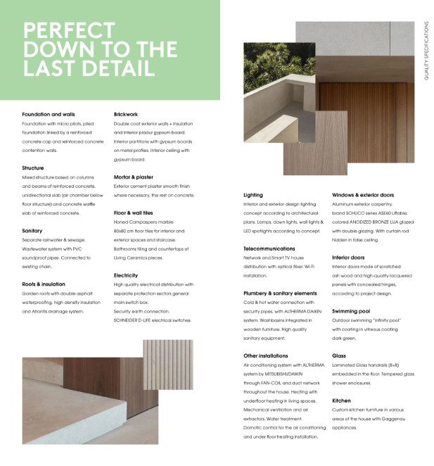 Exclusive luxury villa design