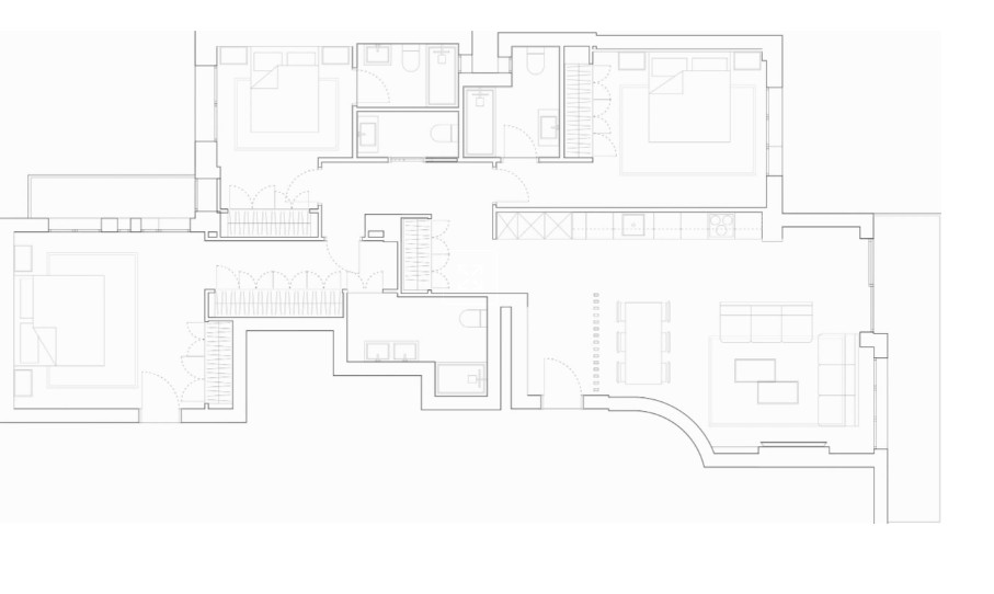 Piso reformado de 3 dormitorios en Argüelles Madrid