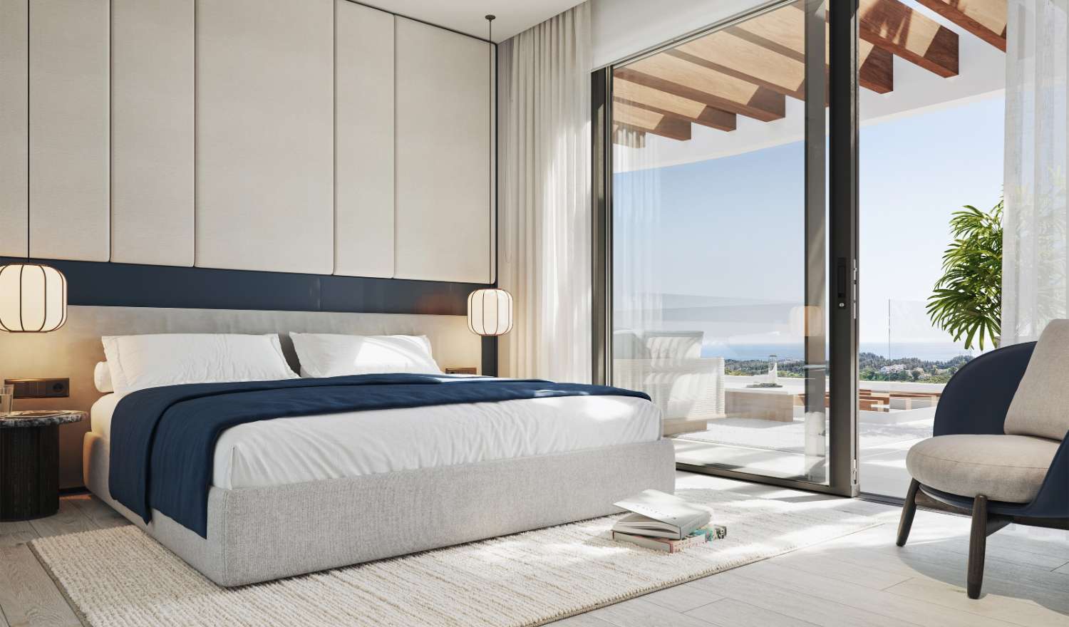 Ático en la Cala de Mijas con vistas panorámicas  al mar Mediterráneo